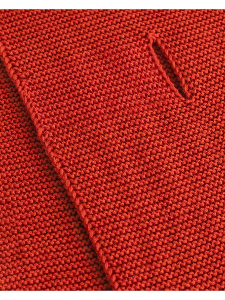 Hvid Wollen sjaal Ivo - red