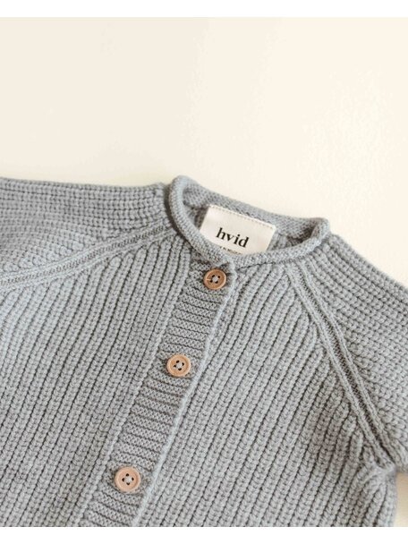 Hvid Vest Inga - grey