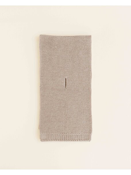 Hvid Wollen sjaal Ivo - sand