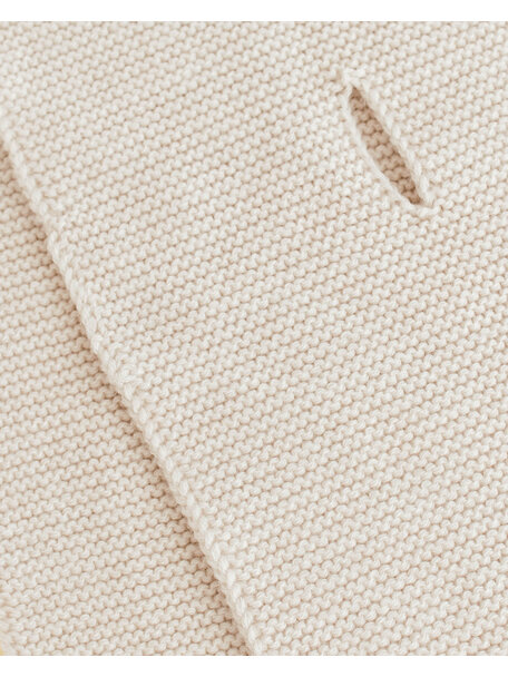 Hvid Wollen sjaal Ivo - cream