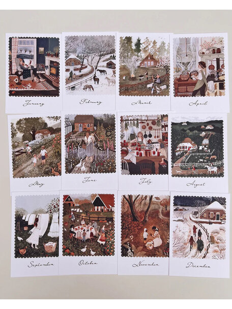 Robin Pieterse Kaartenset - seasonal