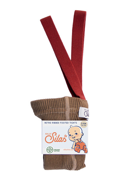 Silly Silas Maillot met bretels van katoen - acorn brown/maple leaf