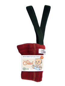 Silly Silas Maillot met bretels zonder voetjes - maple leaf/dark forest green