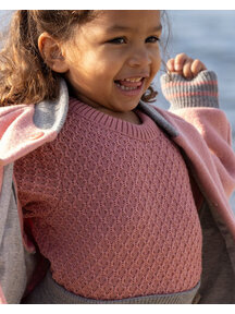 Disana Aran trui - soft pink