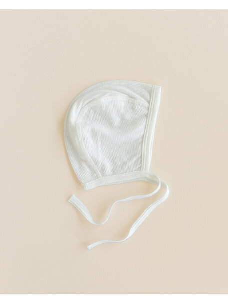 Unaduna Wollen mutsje tiny rib - light mazarin