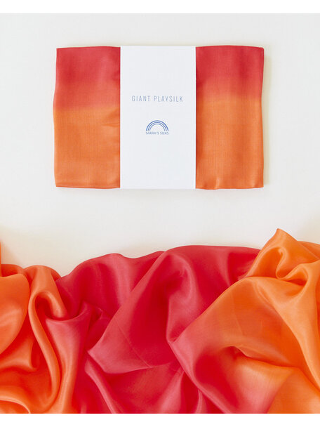 Sarah's Silks Speeldoek van zijde giant - fire