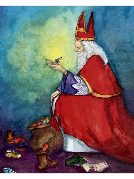 Waldorf Vertelkaart - De malle verstrooide Sint