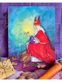 Waldorf Vertelkaart - De malle verstrooide Sint