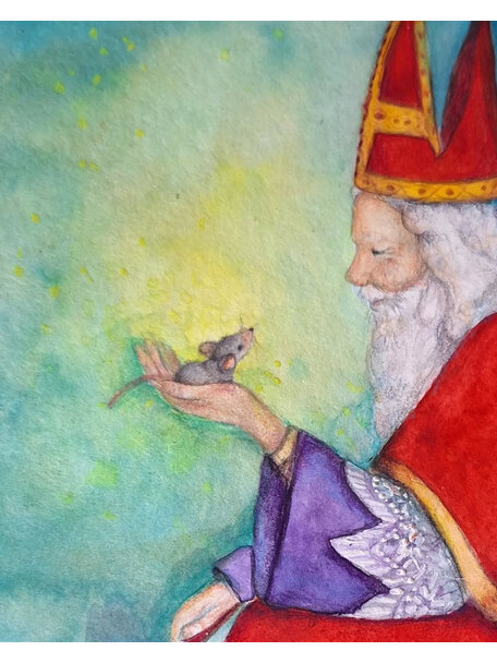 Waldorf Vertelkaart - De malle verstrooide Sint