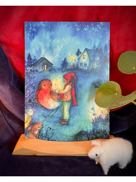Waldorf Vertelkaart - de lichtjes van kabouter Toban