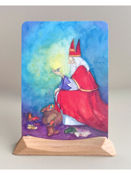 Waldorf Vertelkaart - De malle verstrooide Sint