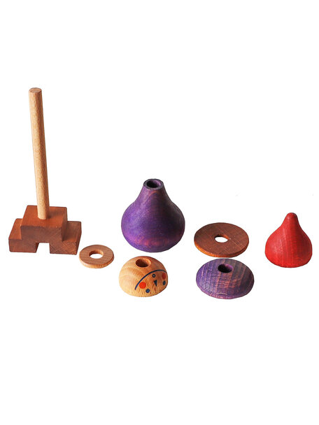 Wooden Story Houten stapelfiguur - nummer 6