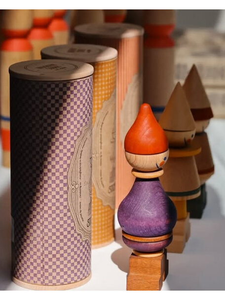 Wooden Story Houten stapelfiguur - nummer 6