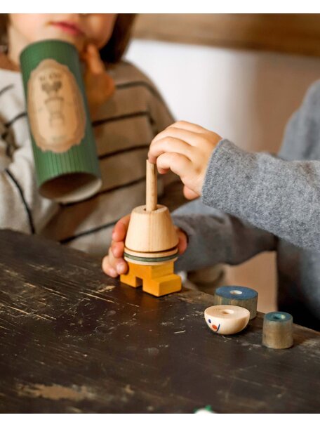 Wooden Story Houten stapelfiguur - nummer 6