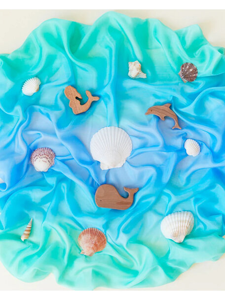 Sarah's Silks Speeldoek van zijde giant - sea