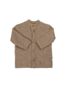 Joha Heavy rib vest - beige melange