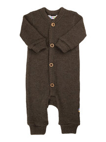 Joha Heavy rib jumpsuit - bruin melange