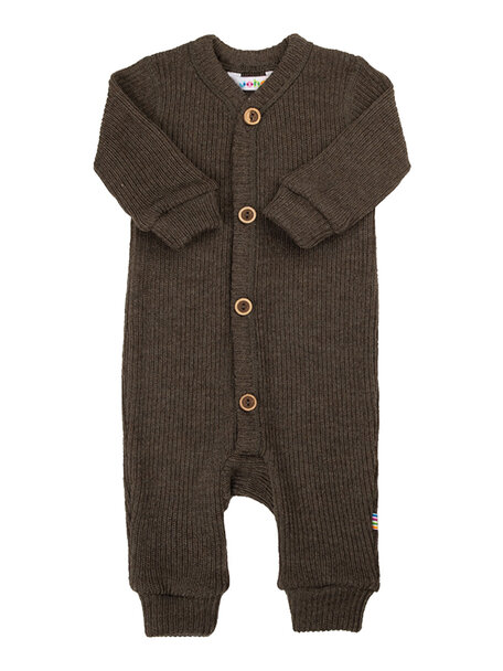 Joha Heavy rib jumpsuit - bruin melange