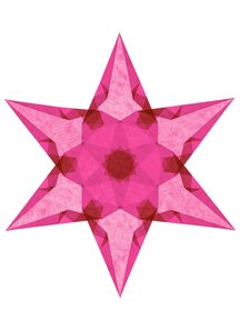 Handmade Sterren vouwen makkelijk - magenta
