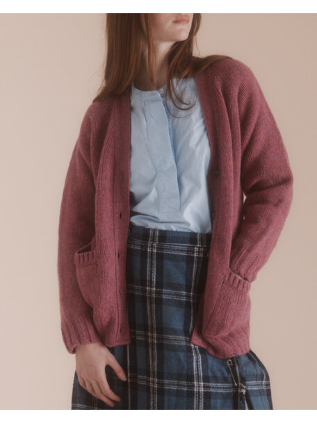 Harley of Scotland Gebreid vest - zinnia