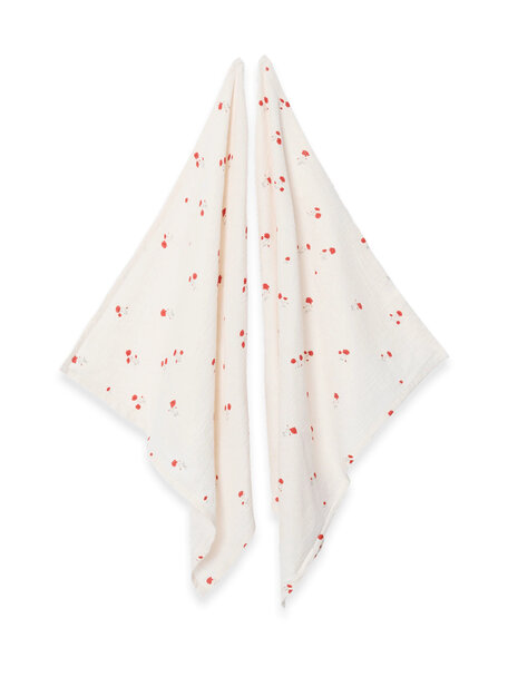 Garbo & Friends Hydrofiele doeken - poppy (2 stuks)