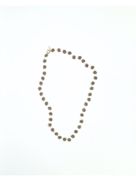 Labro Fiori damesketting 42cm - olive