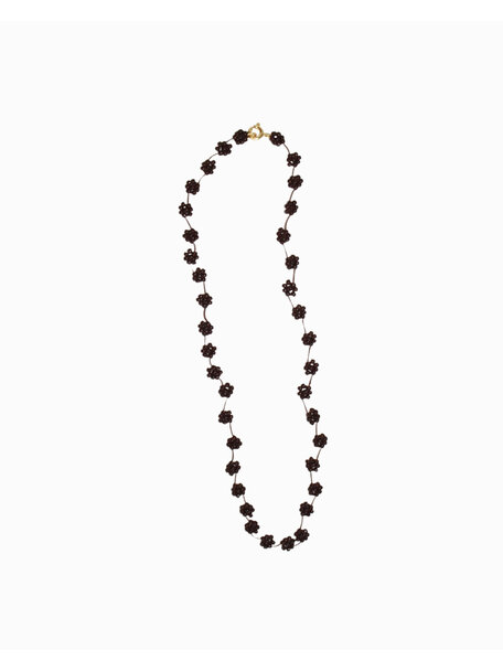 Labro Fiori damesketting 42cm - dark brown
