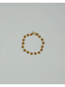 Labro Fiori dames armband 18cm - beige