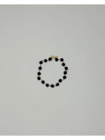 Labro Fiori dames armband 18cm - dark brown