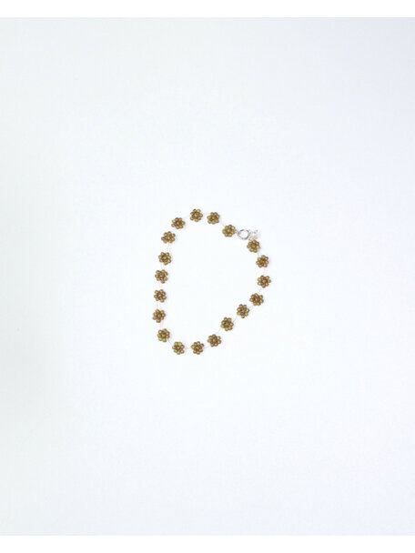 Labro Fiori dames armband 18cm - olive