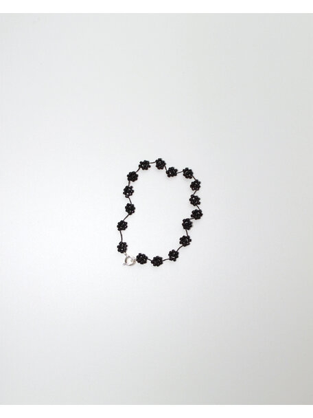 Labro Fiori dames armband 18cm - black