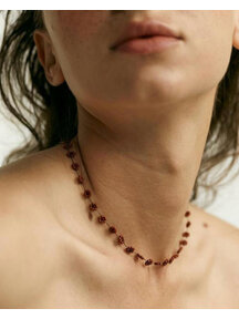 Labro Fiori damesketting 42cm - terra
