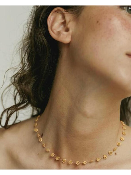 Labro Fiori damesketting 42cm - beige