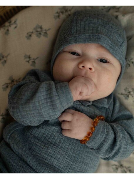 Unaduna Wikkelrompertje van wol  rib - nila