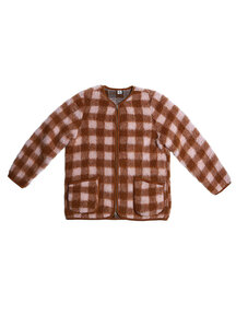 Alwero Kindervest Koru - checkered apricot