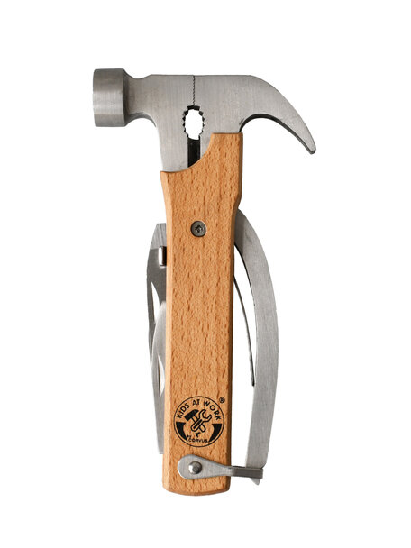 Kids at work Houten hamer multitool