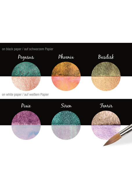 Handmade Metallic verf - magical world