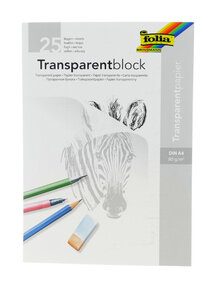 Arts & Crafts Transparant papier A4 blok - 25 vellen