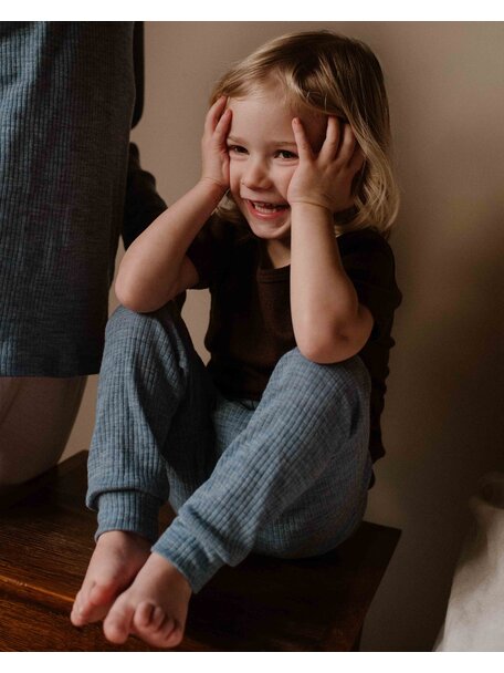 Unaduna Kinderlegging van wol rib - nila