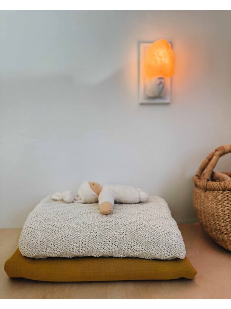 Disana Baby deken van wol - naturel