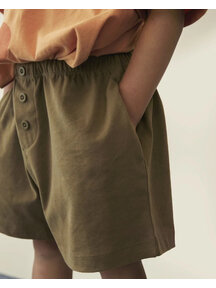 Gray Label Kindershort met knoopjes - woody