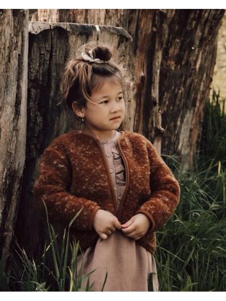 Alwero Kindervest Koru - caramel multi dots