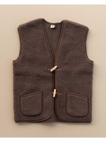 Alwero Dames bodywarmer ALPEN van wol - choco