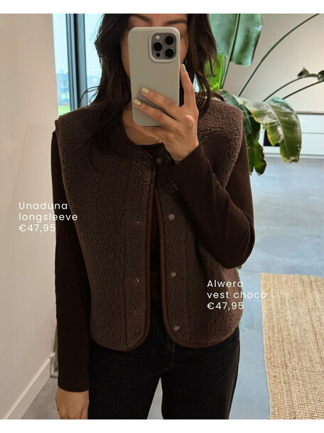 Alwero Dames bodywarmer TYB - choco