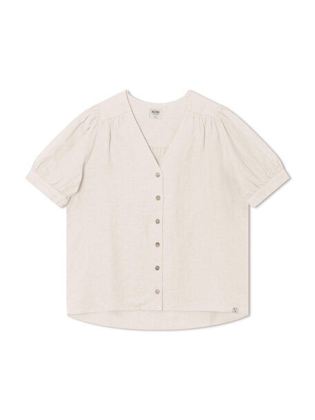Matona Blouse short sleeve - wit