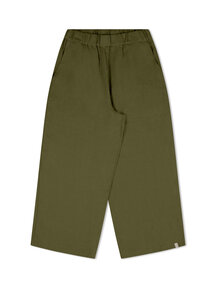 Matona Dames culotte van linnen - olive