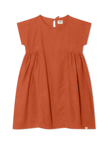 Matona Oversized kinderjurk - rooibos