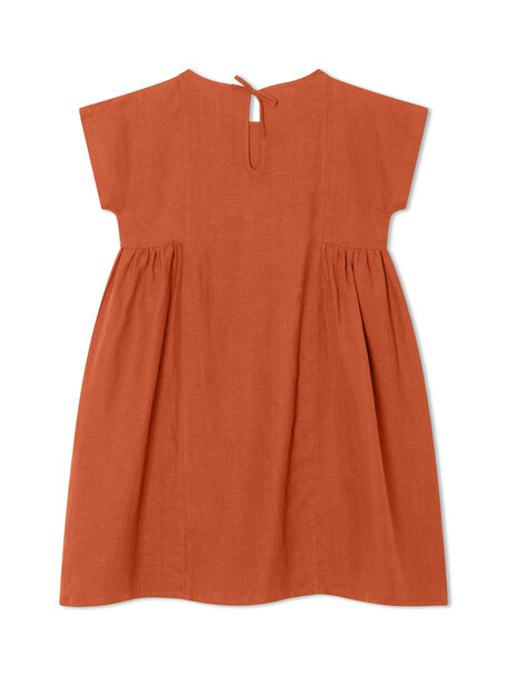 Matona Oversized kinderjurk - rooibos