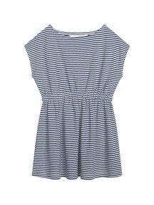 Serendipity Tricot kinderjurk - navy/offwhite