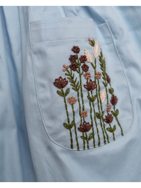 Hanevild Kinder zomerjurk Sine  - Kentucky blue